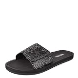  MICHAEL by Michael Kors MK Slide Chanclas de Mujer, Chanclas Color Negro, Sandalias de Mujer 41 Negro