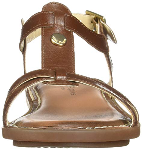 Hush Puppies Women's Olive Tstrap Pump, Dachshund Leather, 6 W Us #TOP1