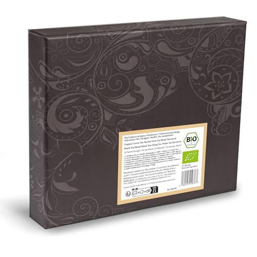 Image of Creano Organic Herbal Tea & Tea Gift Set inchWORLD OF TEA inch - 72 tea bags in 24 different varieties - 144g*