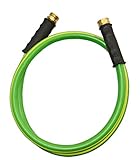 HQMPC Garden Hose Durable PVC Non Kinking Heavy Water Hose with Brass Hose Fittings (5/8'x5'(5 FEET))