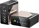 GMKtec EVO-T1 Mini PC AI Ultra 9 285H (up to 5.4GHz) 64GB DDR5 (32GB*2) 2TB PCIe 4.0 SSD Gaming Mini Computer, 3X M.2 Expansion Slots, Oculink, Quad Screen 8K Display