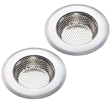 Giffy Sink Strainer High Durability Stainless Steel Kitchen Filter Drain Basket Food Stopper, Size- 11.5 cm, 2 Pcs Set