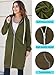 Ablanczoom Hoodies for Women Fashion Sweatshirts: Zip Up Hoodie Womens Causal Jackets Fleece Long Sweatshirt with Pockets Army Green