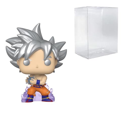 POP! Dragon Ball Super - Goku (Ultra Instinct with Kamehameha) 1211 Exclusive Bundled with Compatible Box Protector Case, C1211