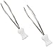 Wick & Strom Mini Tweezers Twin Set Premium Travel Size Beauty Tools Forged in Solingen Germany, White, 2 Count