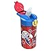 Zak Designs Marvel Spider-Man 18/8 Single Wall Stainless Steel Kids Water Bottle, Flip Straw Locking Spout Cover, Durable Cup for Sports or Travel (15.5oz, Non-BPA, Spidey and His Amazing Friends)