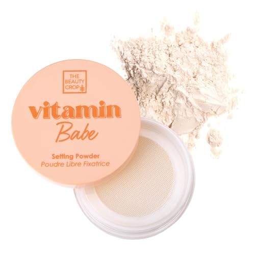 The Beauty Crop Vitamin Babe Setting Powder - Talc-Free Loose Powder for Flawless Finish - Translucent Shade - 0.35 oz