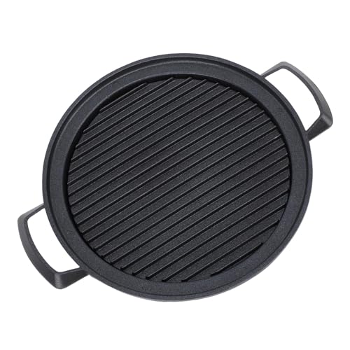 Niiyen Mini griglia giapponese Hibachi, griglia giapponese in lega di alluminio, griglia per barbecue in stile giapponese, griglia da tavolo, piccola griglia portatile a carbone (Small Circle)