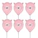 12 inch Party Latex Balloons,DIY Cat Balloons Large Light Pink Balloons for Cat Birthday Party Decoration Supplies,Kitty Balloons Cat Theme Party Decorations Supplies(6 Pack)