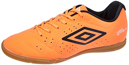 Tênis Umbro Neo Striker, Masculino, Laranja Fluor/Preto/Branco, 40