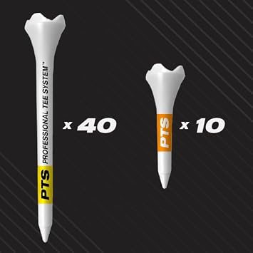 Pride Professional System Evolution Kunststoff Golf-Tee (40-Count), 50 Stück