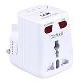 Daffodil WAP150 Universal World Travel Power Adaptor and USB Charger - African/European/American/Australian/Worldwide Holiday Plug Adapter - Covers Over 150 Countries