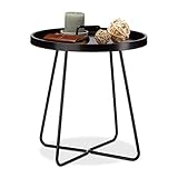 Ablage: Funktionaler Ablagetisch für Zeitschriften, Fernbedienung, Telefon oder Snacks und Getränke