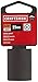 CRAFTSMAN Shallow Impact Socket, Metric, 1/2-Inch Drive, 21mm (CMMT15868)