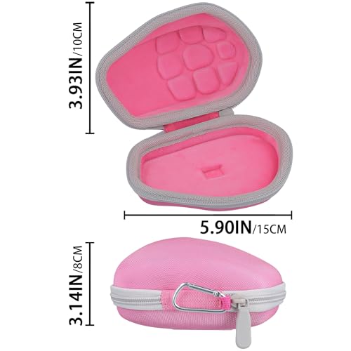 co2CREA Hard Travel Case for Logitech MX Master 4/Master 3S/3 Mouse, Pink by co2CREA - Used condition - Image 7