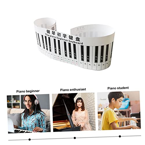 BESTonZON Clavier De Piano Simulé Clavier De Piano De Simulation 3d Clavier De Piano De Bureau 3d Clavier De Pratique Du Piano Clavier De Piano 3d Étiquette De Piano Stickers Pvc Black - Les Beatles, Paul McCartney, John Lennon, RIngo Starr, George Harrison BESTonZON Clavier De Piano Simulé Clavier De Piano De Simulation 3d Clavier De Piano De Bureau 3d Clavier De Pratique Du Piano Clavier De Piano 3d Étiquette De Piano Stickers Pvc Black – Image 4