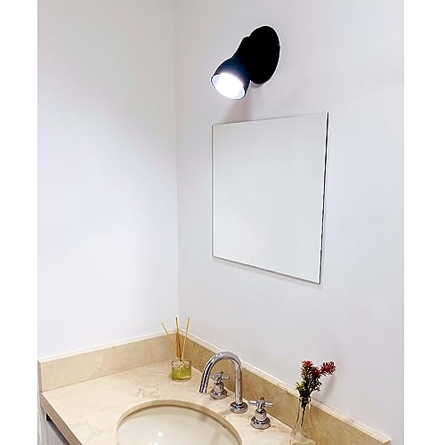 Spot de Sobrepor 1 Lâmpada Direcionável Cor:Preto