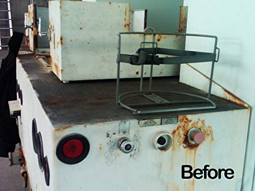 Rust Bullet Whiteshell (1/4 Pint) - Gloss White Rust Preventative Protective Coating, Uv Resistant - No Topcoat Needed #TOP3