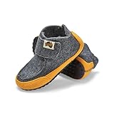 Gumbies Quokka Indoor & Outdoor Slippers, Easy Slip On House Booties with Recycled Materials, Ideas for Gift Giving for Men & Women, Grey & Curry, EU39