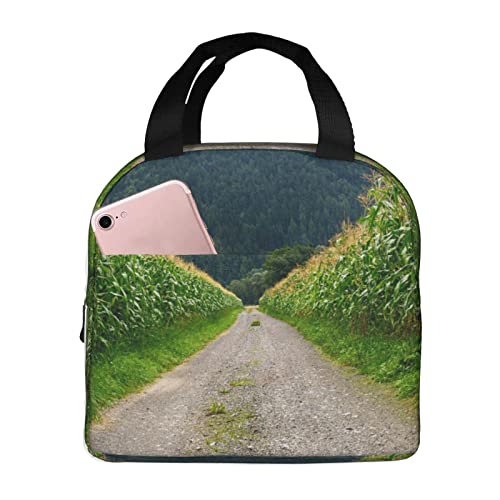 Debou Corn Field Insulated Lunch Bag Cooler Tote Reusable Leakproof Lunch Box Easy Clean For Work Office Picnic Beach Or Travel #TOP29