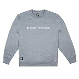 zoo york hoodie philippines  Zoo York Herren Bank Outline Crew Pullover, Heather Grey, Small