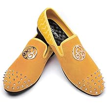 Mens Leopard Loafers Leather Embroidery Spiked Slip on Dress Shoes Slipper Luxury Fashion Penny Prom