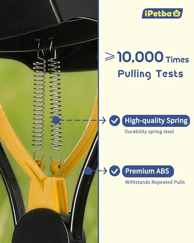Image of Large Dog Pooper Scooper for Yard, 32 inch Long Handle, No Bending | Save Back, Heavy Duty, Powerful Jaw Grip, One-Hand Operation, Mess-Free Pickup for Grass Gravel Concrete, Easy to Rinse