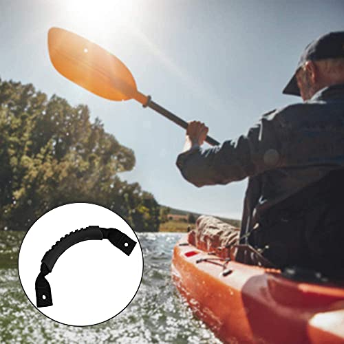 Jlnmmn 2 Stück Kajakgriffe Robust, Kajak Tragegriff, Kajak Tragegriffe Rutschfesten, Kanu Griff Ersatz, Passend Für Kajaks Koffer Motorboote Koffer Bootsgriff Ersatzzubehör Werkzeug (Schwarz)