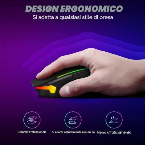 Mouse da Gioco Wireless - Mouse gaming - Immagine 7