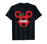 Disney Minnie Mouse GRANDMA Holiday Family T-Shirt T-Shirt