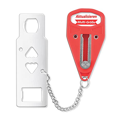 Portable Door Lock Home Security Door Locker Travel Lockdown Locks for Additional Safety and Privacy Perfect for Traveling Hotel Home Apartment College