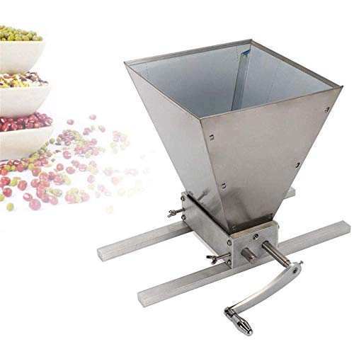 JNPGVTCD Molino de Malta de Grano, trituradora Manual de Cebada de 8 LB/min, 2 Rodillos, para cervecería