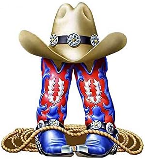 XLYDF Interesting Appliques Cowboy Girl 