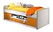 Produktbild Vipack BOKB9011 Kojenbett Bonny, Circa 207 x 77 x 98 cm, Liegefläche 90 x 200 cm, 11, weiß/orange