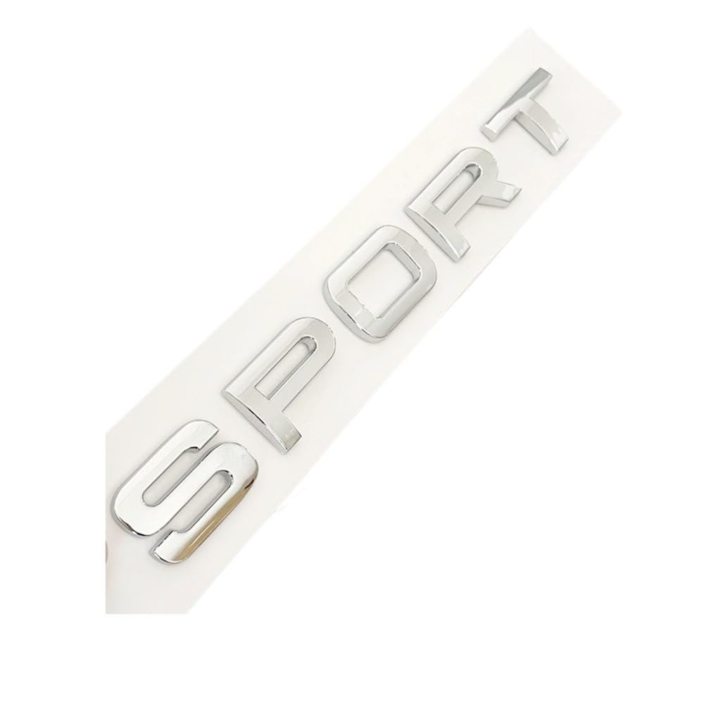 YTQMoreBNZ YYDStes ABS Letters Emblem Car Rear Trunk Badge Compatible With Land Rover Discovery Evoque Range Rover L494 L320
