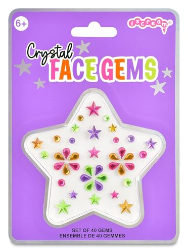 iscream Boho Star 40 Piece Face and Body Gem Sticker Set