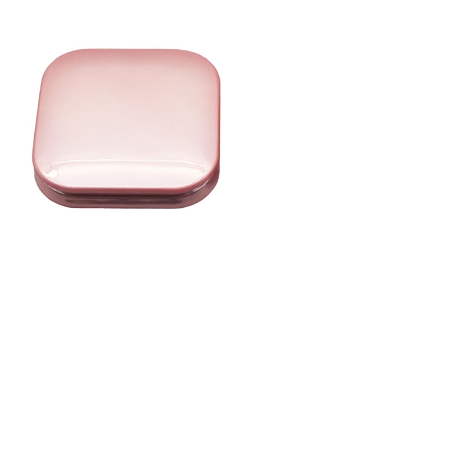 YOGISU Desk Mirror, Foundation Powder Box Empty Eyeshadow Palette Blush Box Portable Cosmetic Makeup Case Container with Mirror