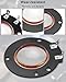Replacement Diaphragm Fit for Alto Professional TS308 TS-310 TS315 Neo P/N HG00640 Driver, Speakers Quick-Disconnect Terminals Improved Sound Quality 8 OHM Impedance