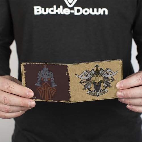 Portefeuille à 2 volets The Hobbit nains Erebor marron - 4