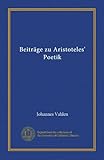 Beitr&Atilde;&curren;ge zu Aristoteles' Poetik (German Edition)