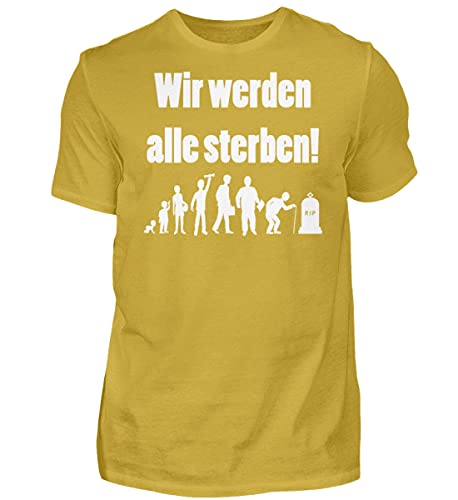 T-Shirt Haut de Gamme Homme Jaune Generisch Vêtement Taille M