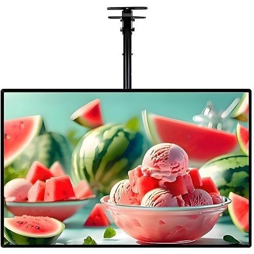 Tableau lumineux LED pour menu – Cadre fin rétroéclairé pour restaurant, café et restauration rapide – Panneau horizontal mural