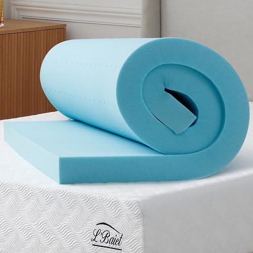 L'Baiet Cooling Gel Memory Foam Mattress Topper | 3