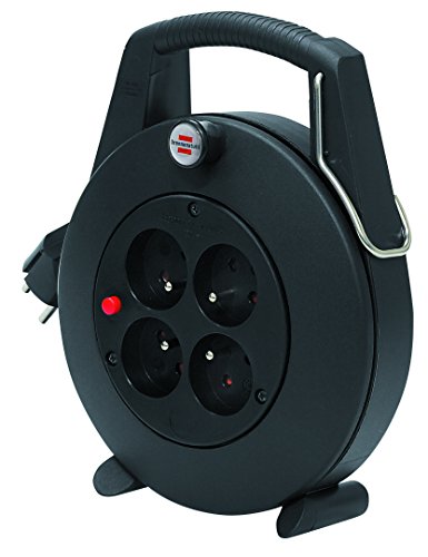 Brennenstuhl confort-line cl-l ENROULEUR ÉLECTRIQUE 5 m H05VV-F 3 G1,0, schwarz, 1102501