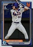 2024 Bowman Draft Chrome Baseball #BDC-28 Carson Benge Pre-Rookie Card - 1st Bowman Chrome