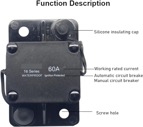 Disyuntor de 180A CC 32V con restablecimiento automático para la protección contra sobrecargas 4