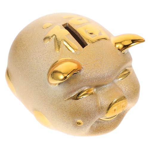 BESPORTBLE Salvadanaio Carino Forma Maiale per Scatola per Monete Decorativa con Rimovibile e Base Protettiva Adorabile per La Stanza Dei