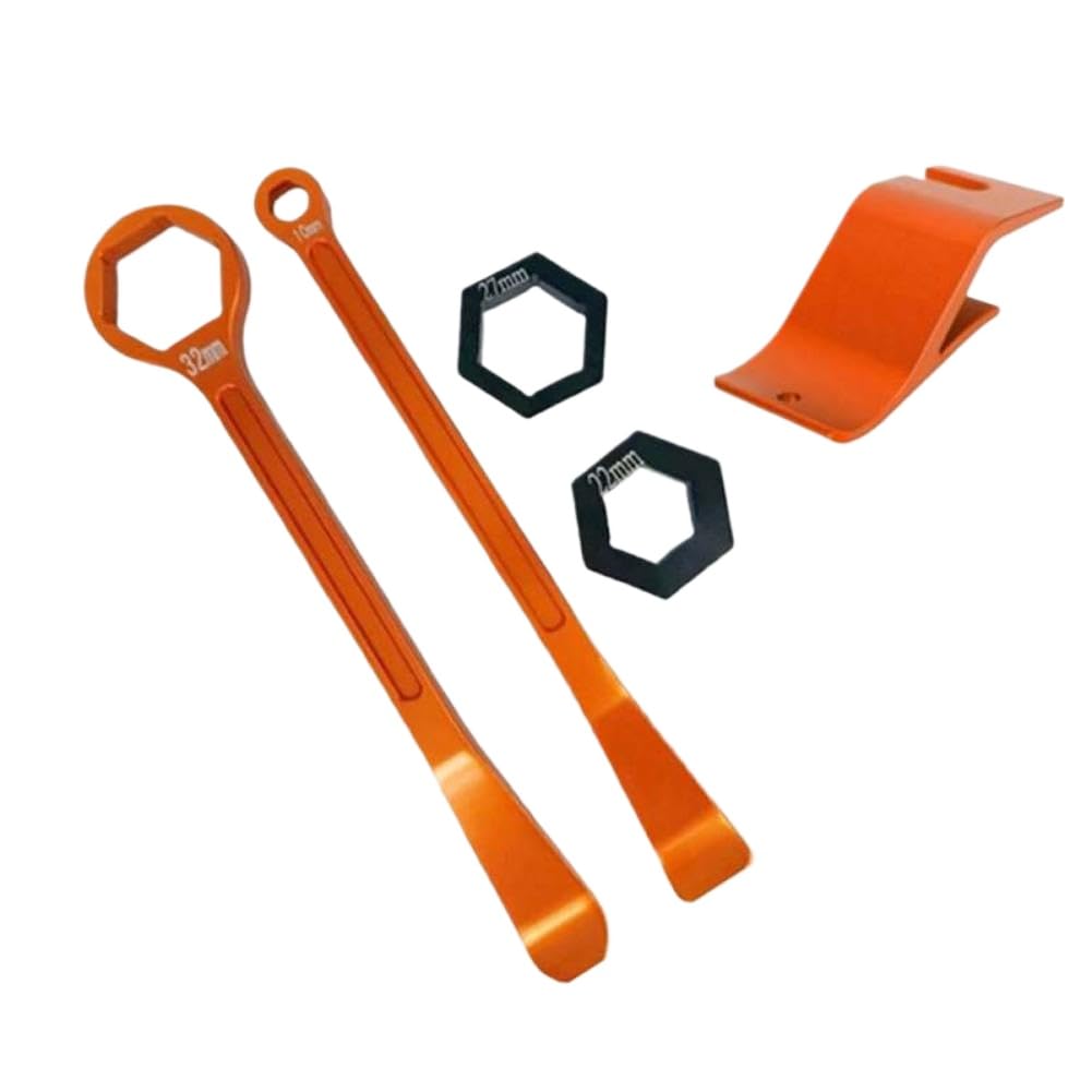 Juego de herramientas para palanca de neumáticos, 10 mm, 13 mm, 22 mm, 27 mm, 32 mm, compatible con motocicletas