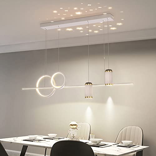 Lampe suspendue LED réglable avec télécommande pour table à manger - 3