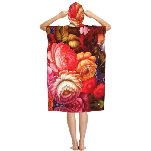 Poncho à capuche en microfibre doux pour sécher après le bain - 3